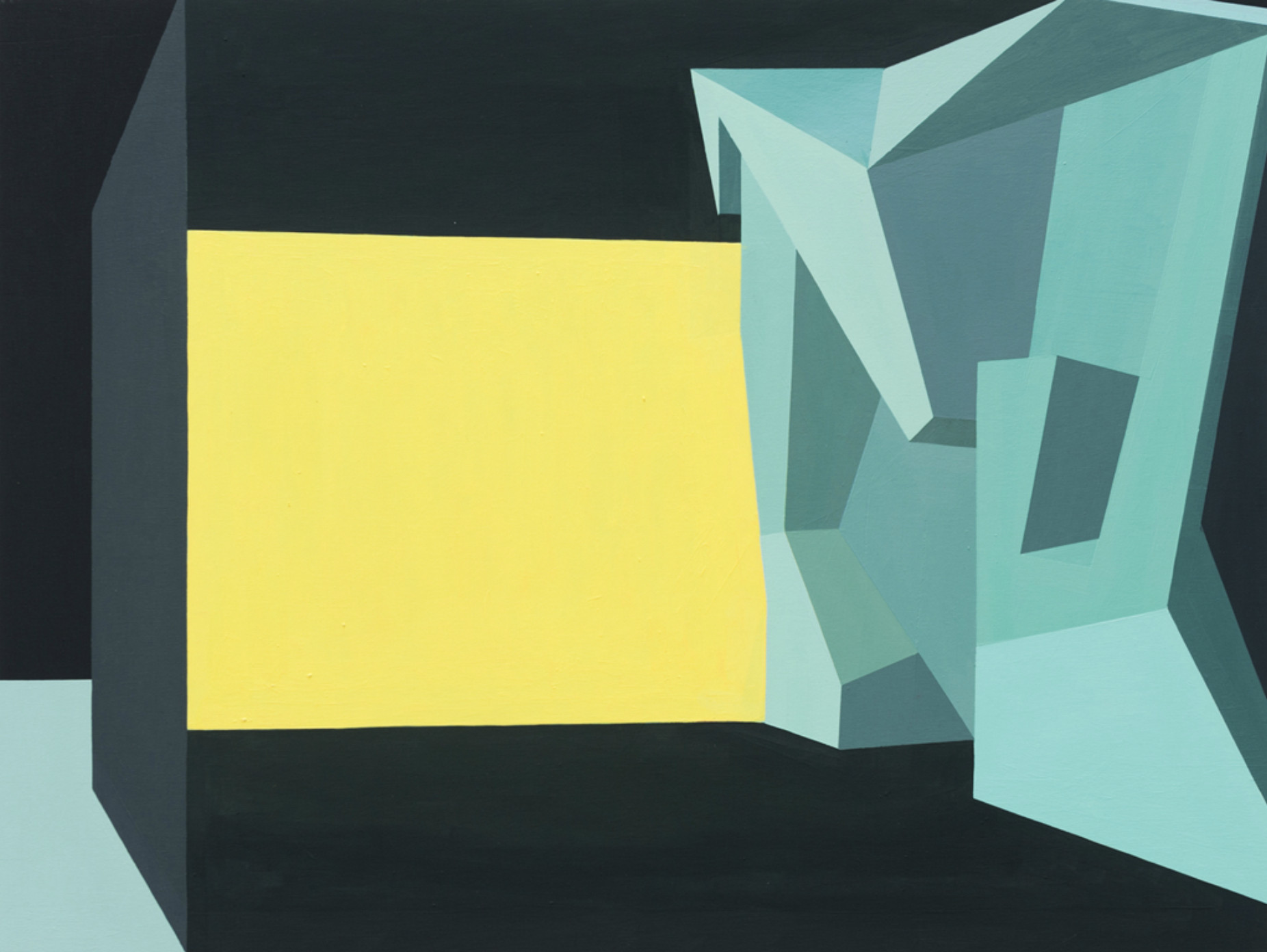 {Nature morte d'espace 10 (Mur vert),} 2013