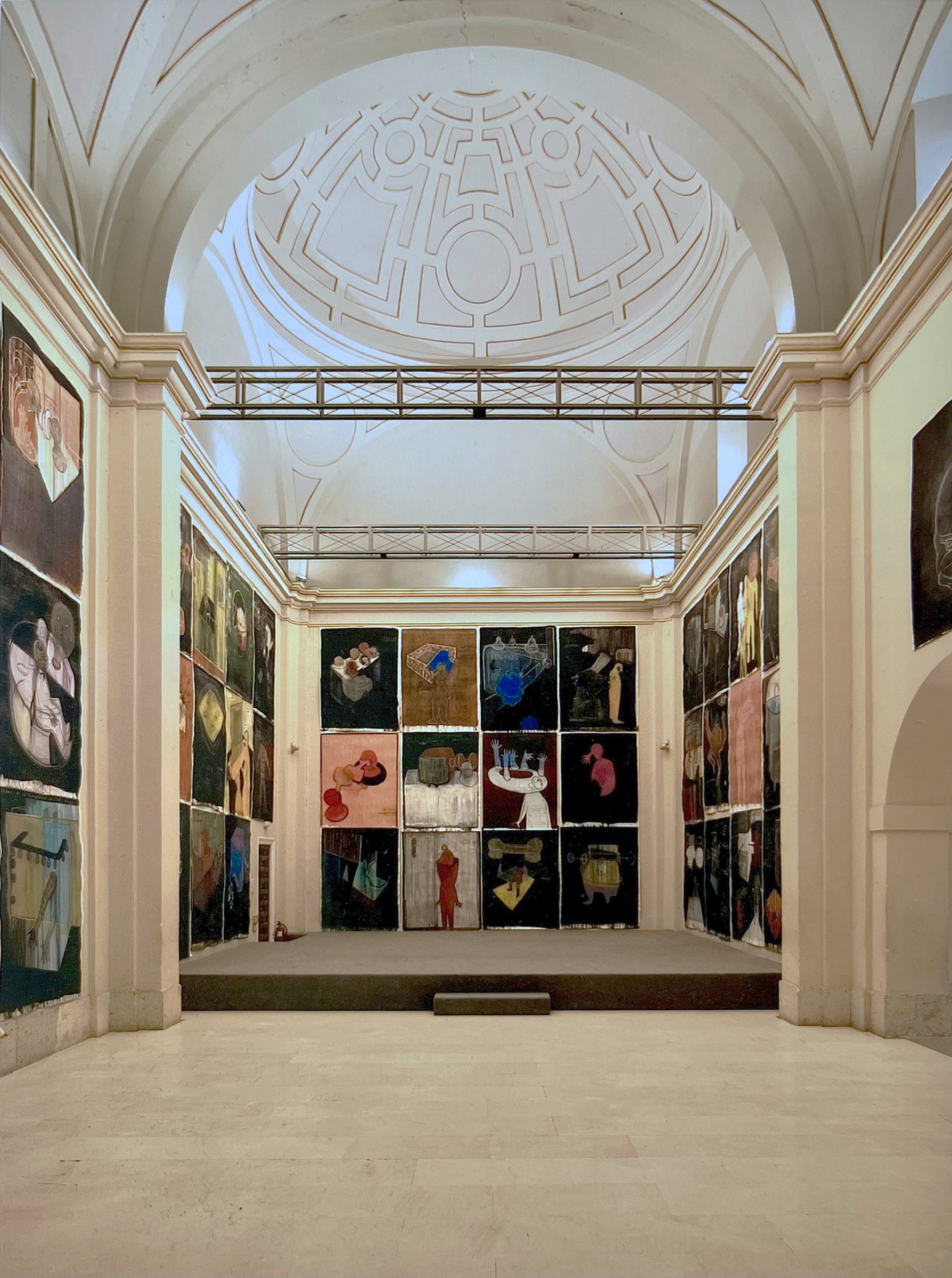 Vue de l'exposition Papeles, 2007