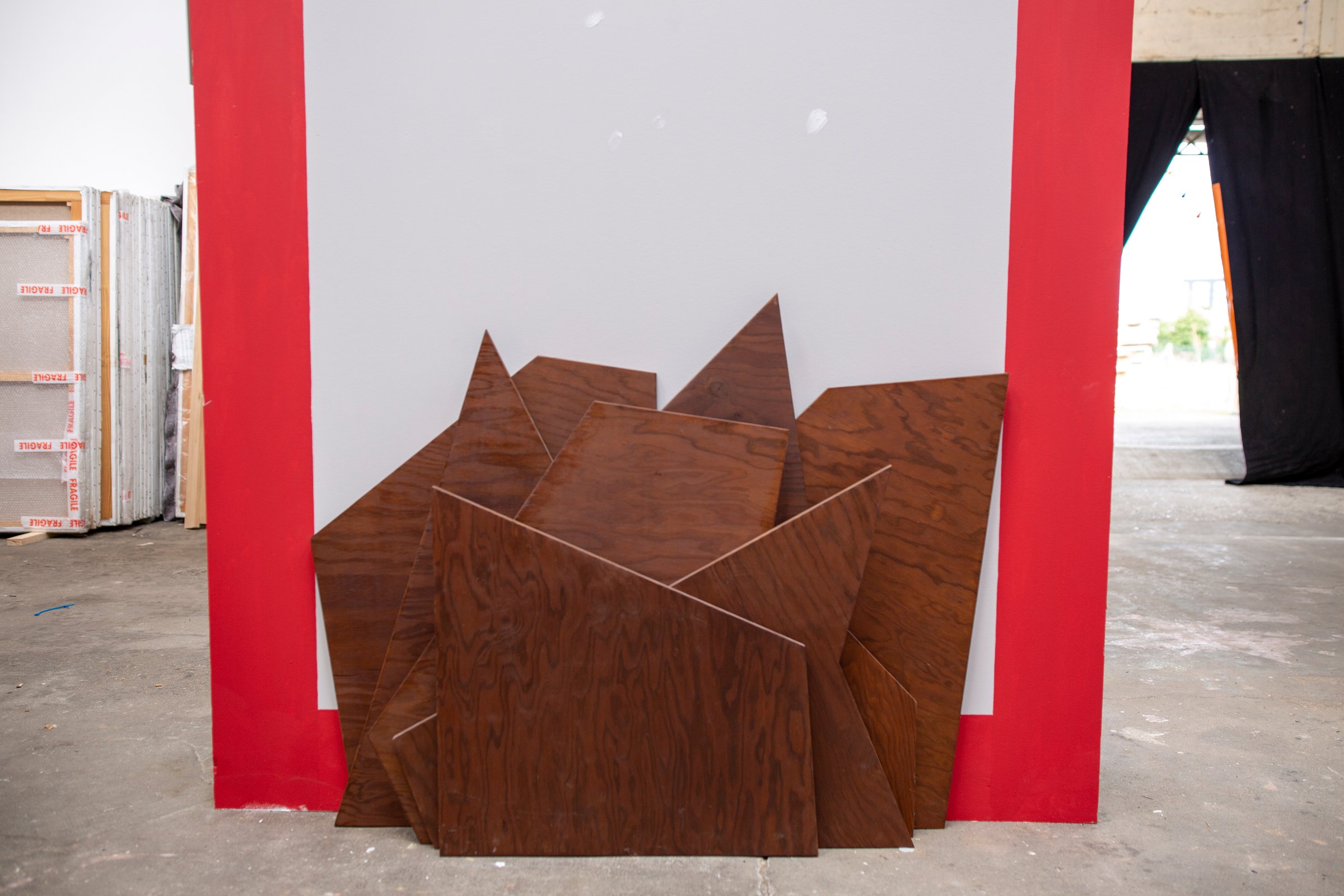 Vue de l'exposition dans l'intervalle, Cumulus, Floirac, 2023