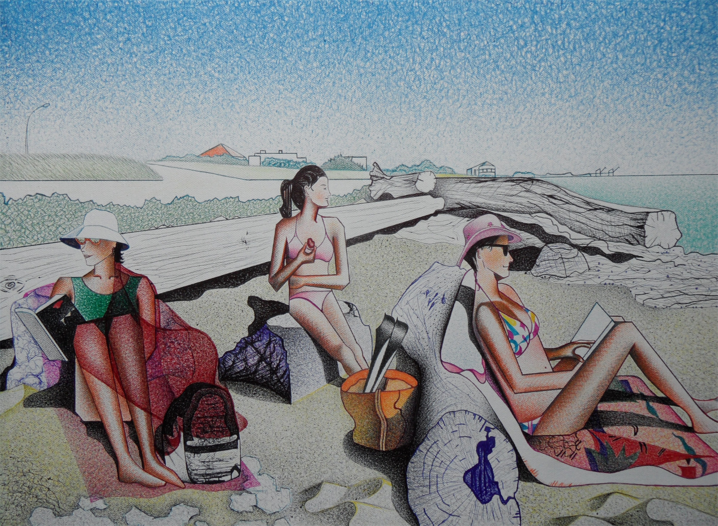 {Le retour à la plage}, 2019