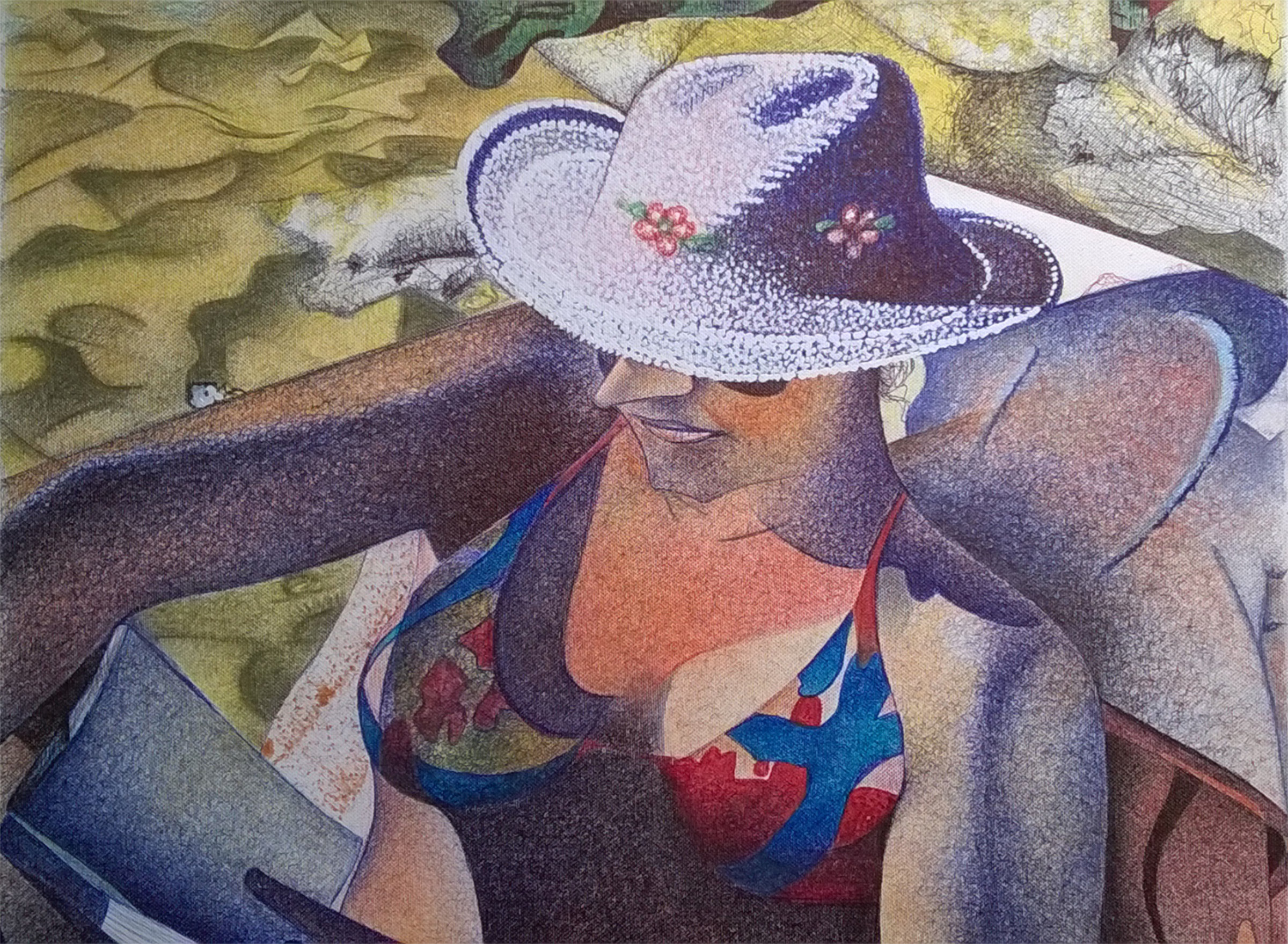 {Lecture sous le soleil}, 2015