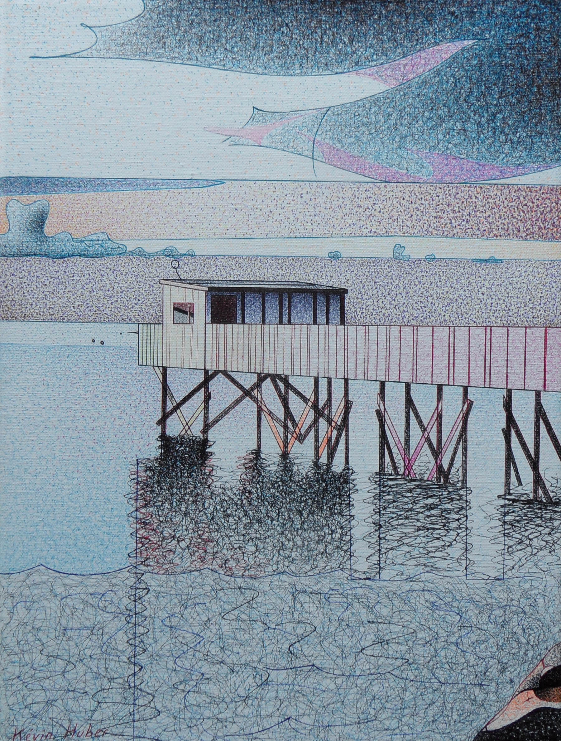 {L'écriture et la mer}, 2021