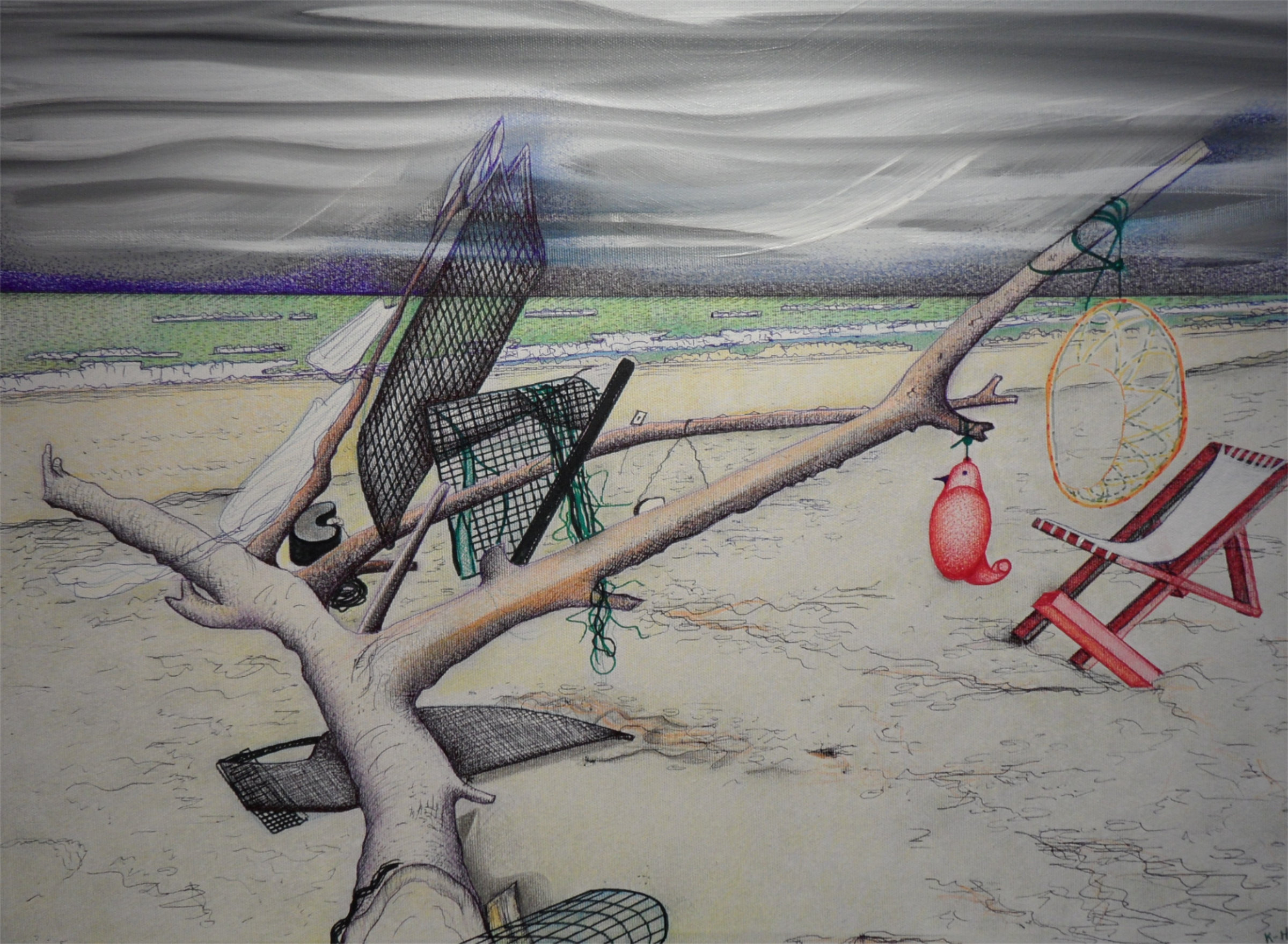 {Salon effet mer}, 2017