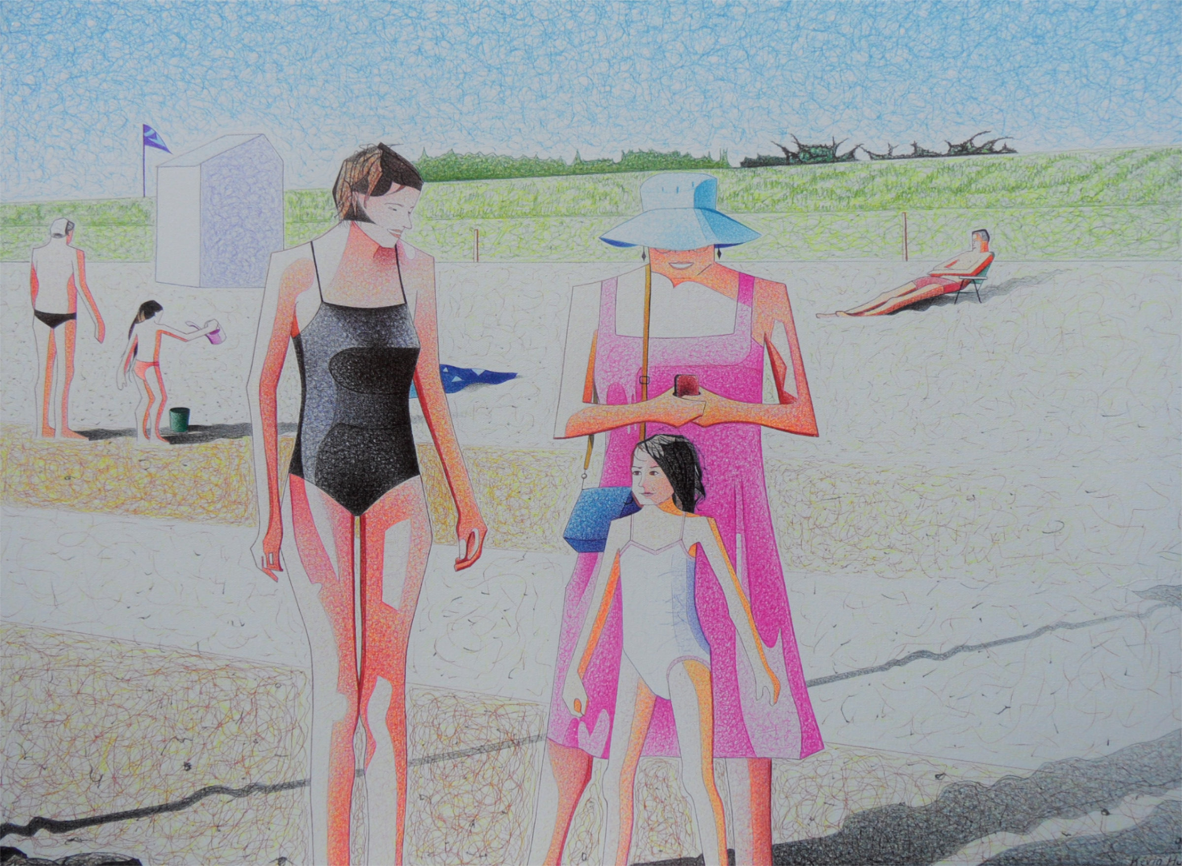 {Une journée à la plage}, 2021