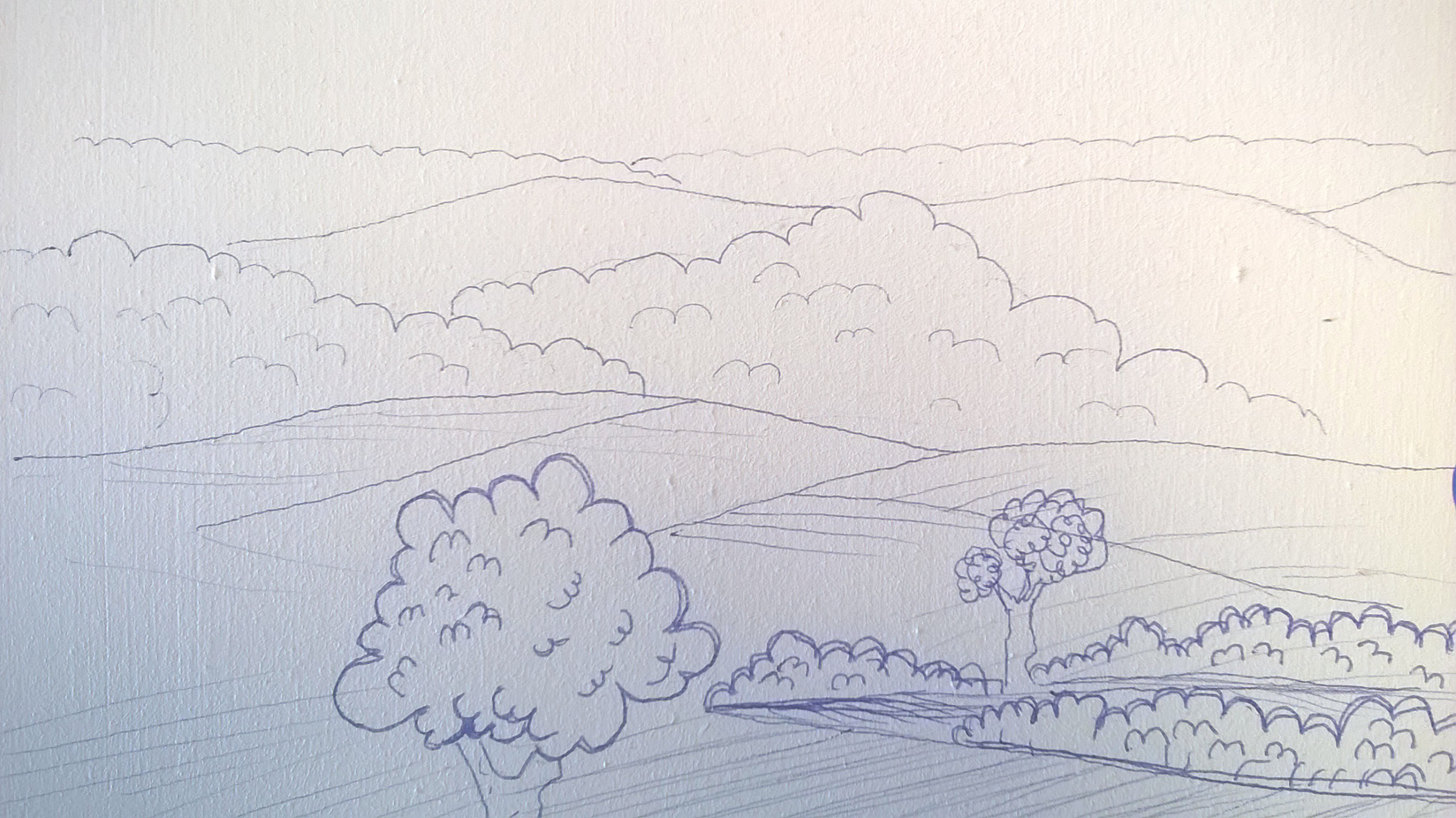 Un paysage de l'Yonne