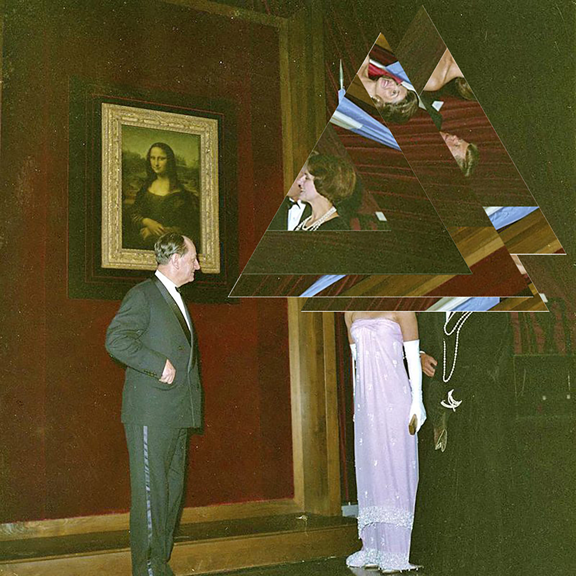 {André Malraux, Jackie Kennedy, JFK, et Mrs. Malraux assistent au dévoilement de la Mona Lisa à la National Gallery of Art à Washington 8 Janvier 1963}, 2020