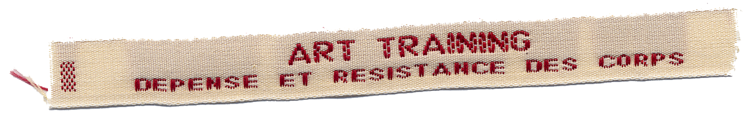 {Art training, dépense et résistance des corps}, 2007