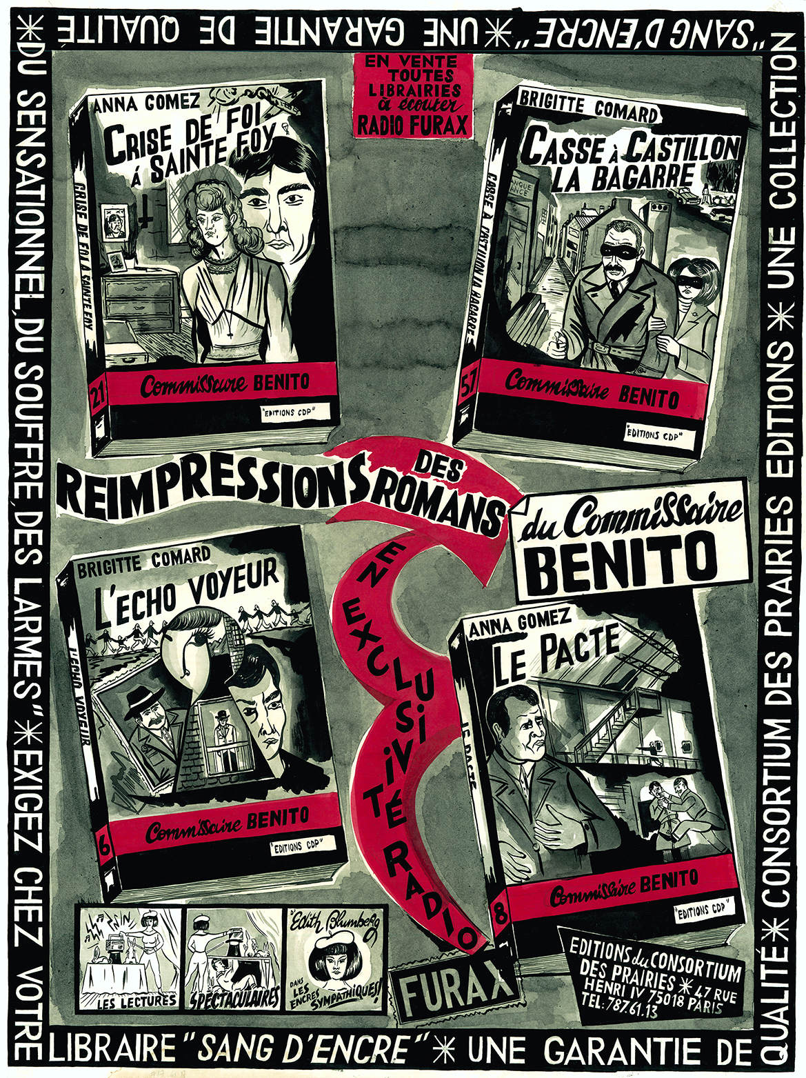 {Réclame « Commissaire Benito »,} 2018