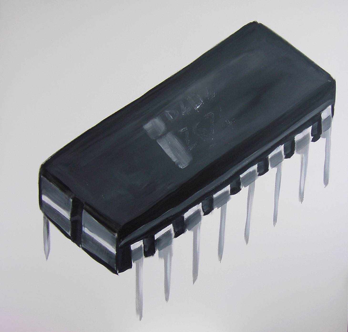 {Le musée des musées (microprocesseur),} 2007 (détruit)