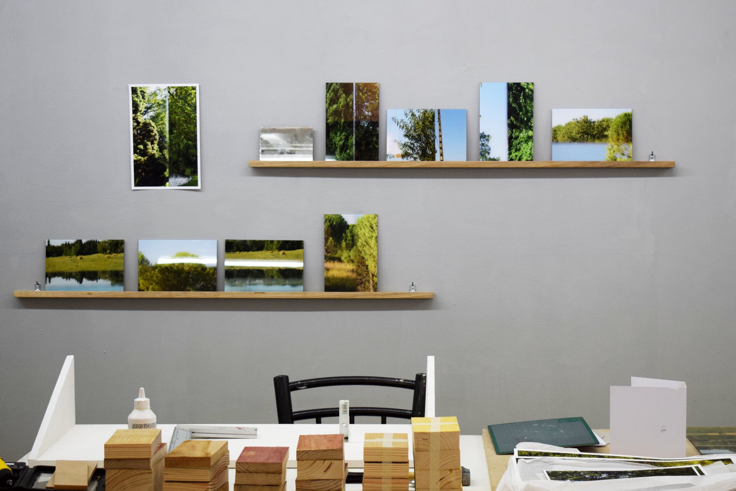 Vue de la restitution de résidence Laboratoire Recto-Vers, Lac&S La vitrine, Limoges, 2022