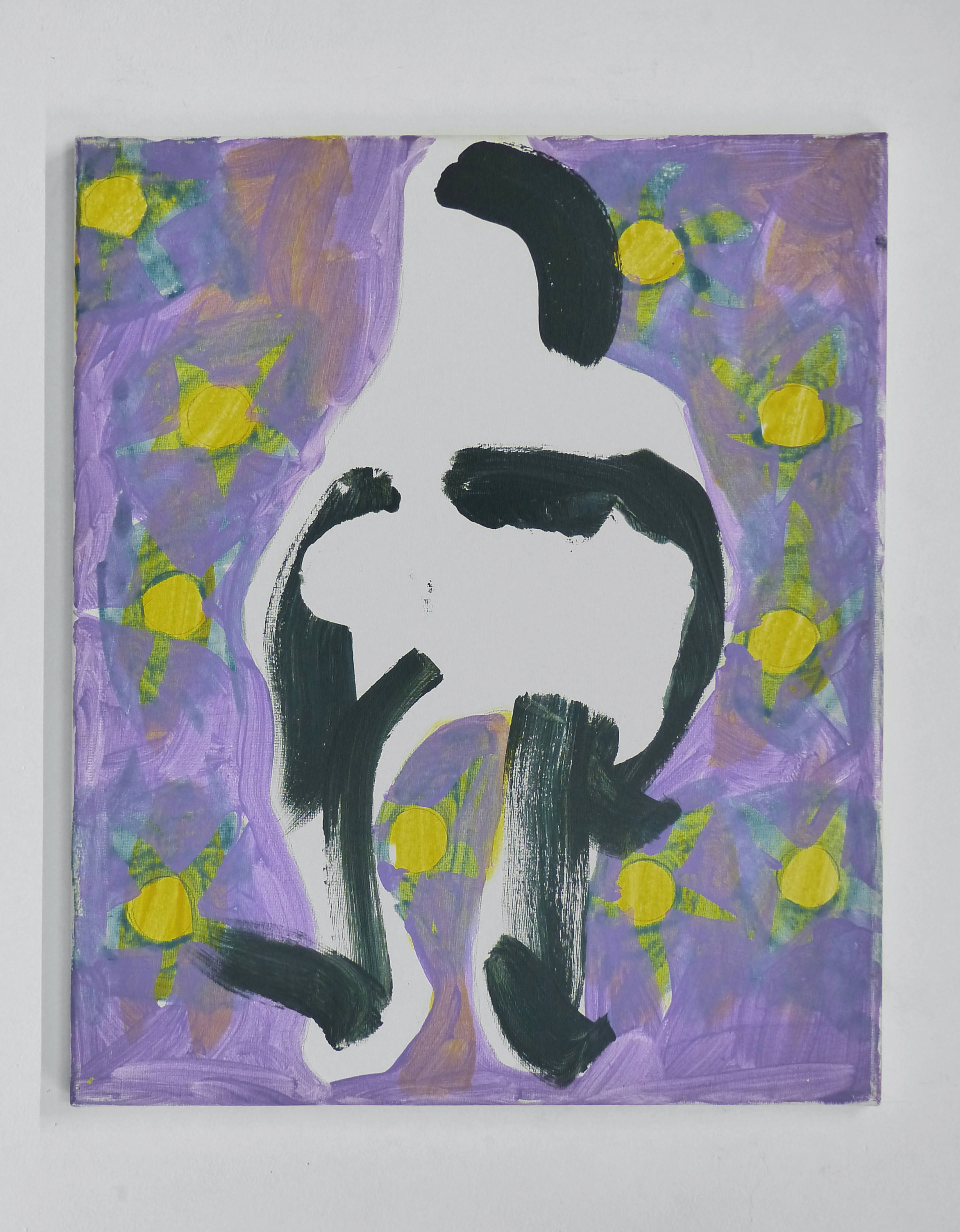 {Le petit chat blanc sur les genoux}, 2018