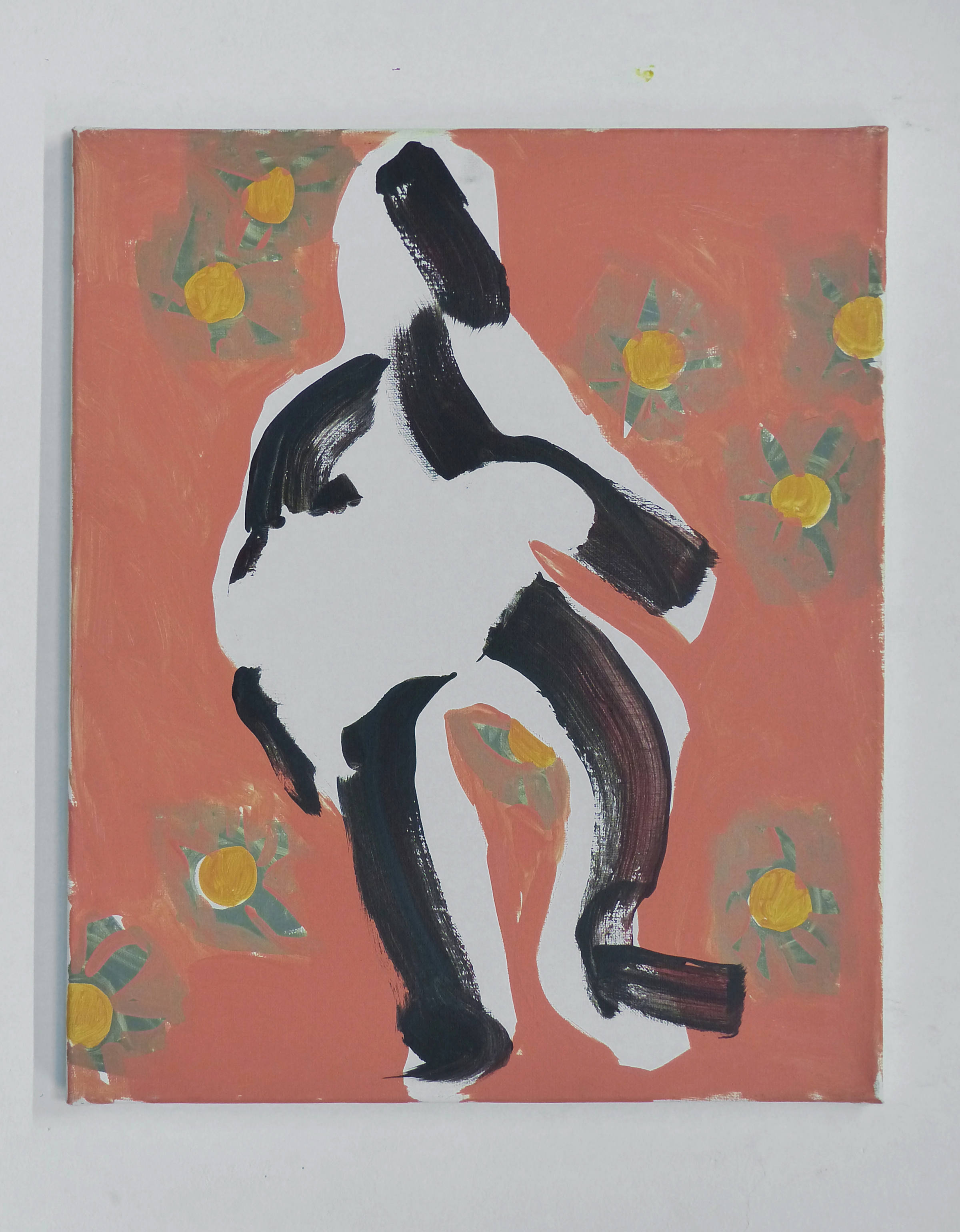 {Le petit chat blanc sur les genoux}, 2018