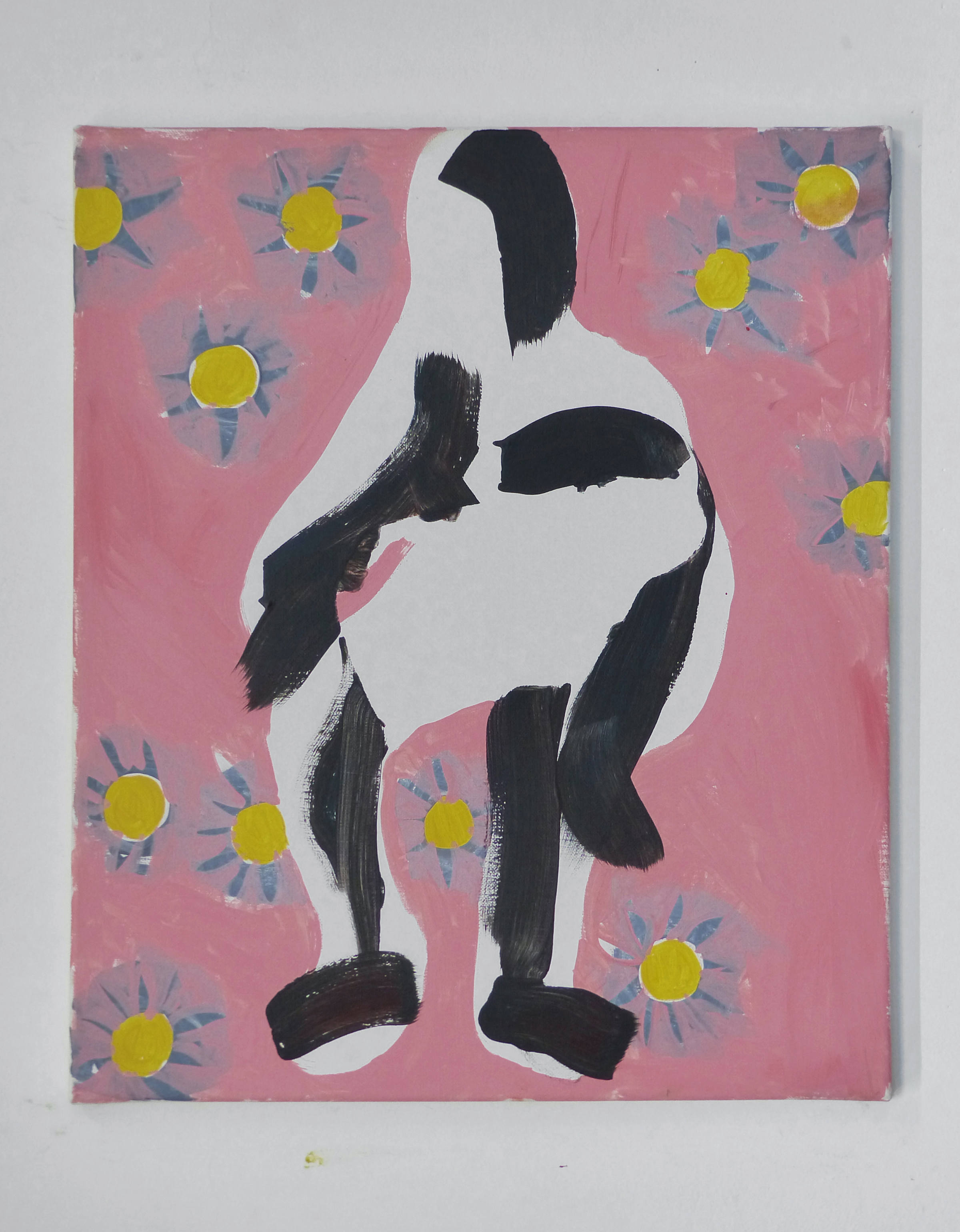 {Le petit chat blanc sur les genoux}, 2018