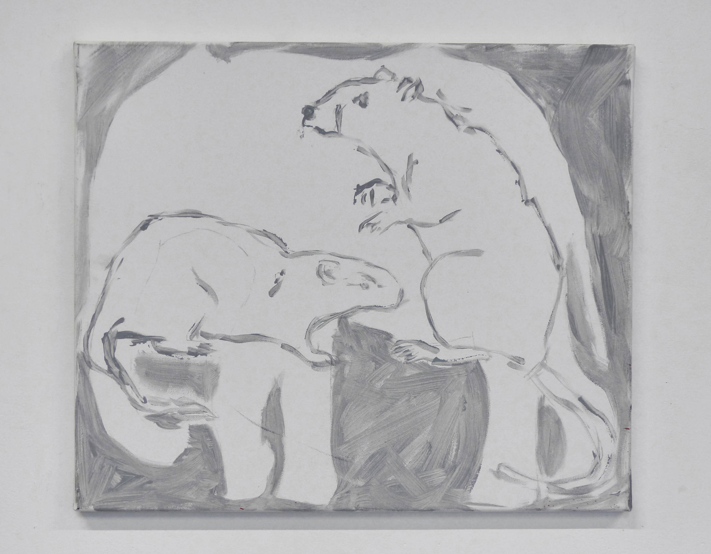 {Deux rats traités en éléphant}, 2017