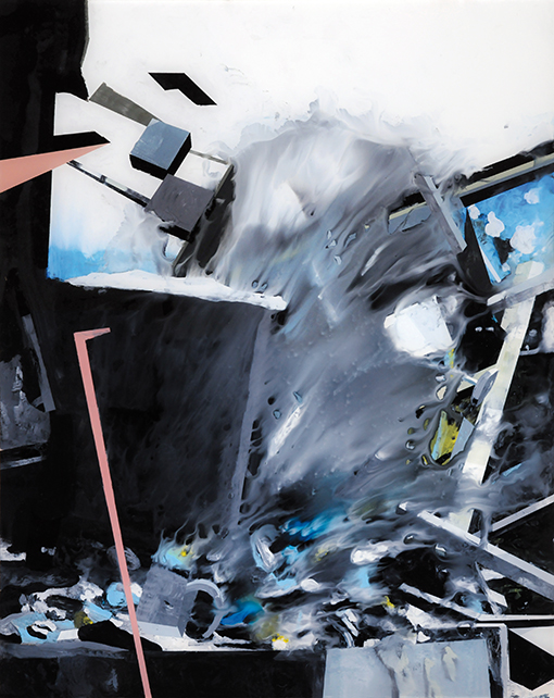 {La fuite d'eau}, 2013
