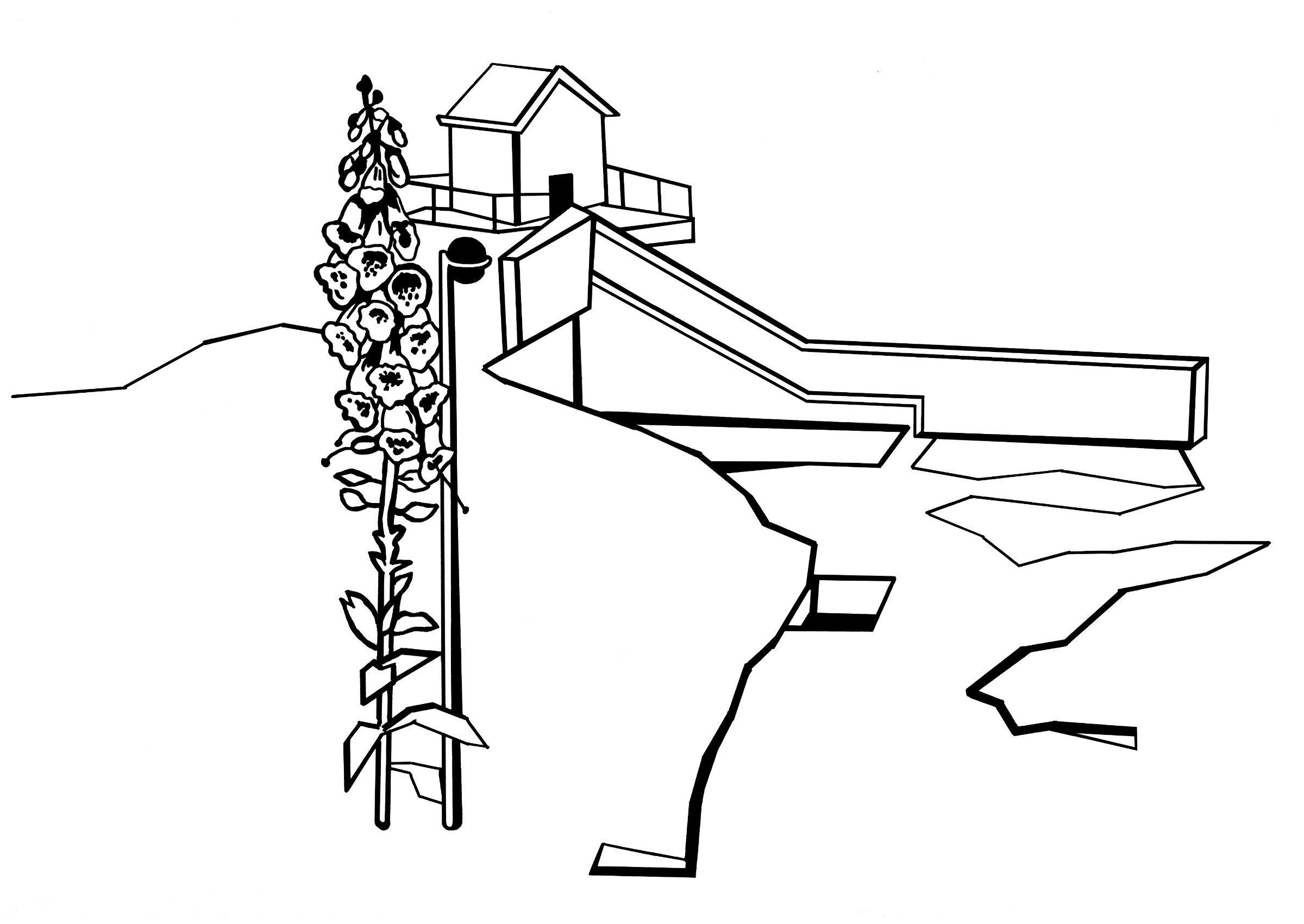 Dessin réalisé pour la couverture du catalogue monographique, 2011