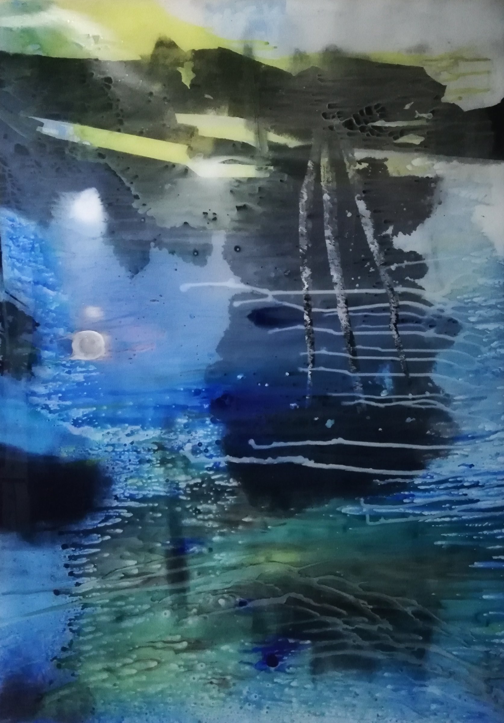 {Under water}