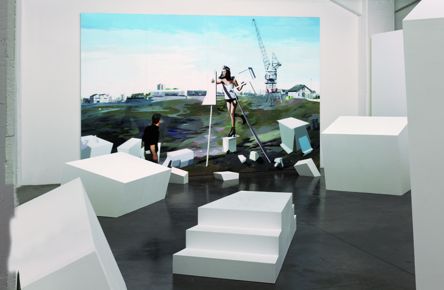 Vue de l'exposition {x degrés de déplacement,} Frac Nouvelle-Aquitaine MÉCA, Bordeaux