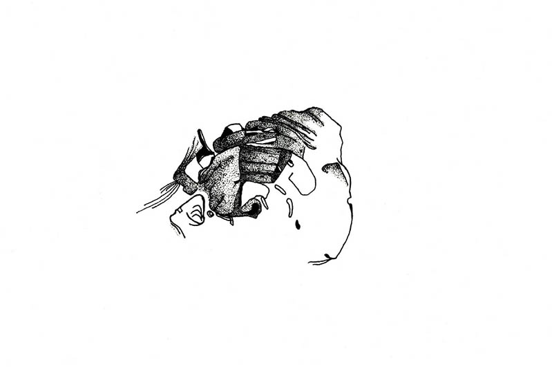 Dessin du chapitre « Rituel » de l'édition Recueil