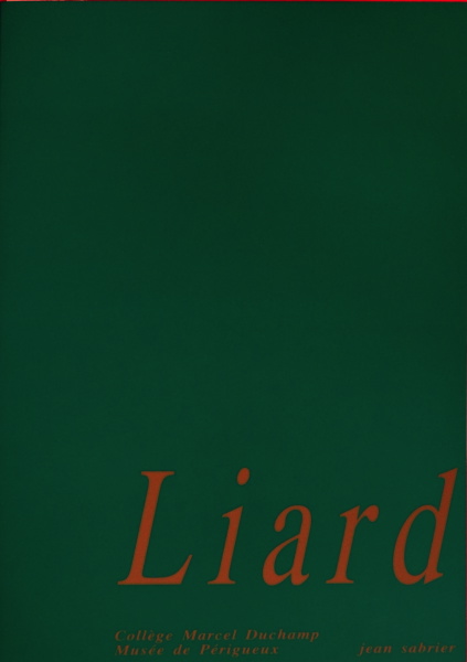 {Liard n°2-3}, Seconde partie, Collège Marcel Duchamp / Musée de Périgueux, 1994