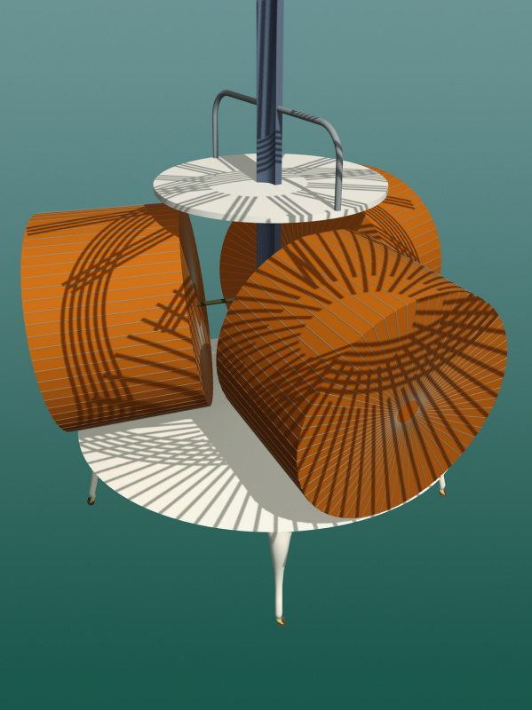 {Ombroyeuse n°1, Broyeuse de Chocolat à l'ombre des Témoins Oculistes,} 2003