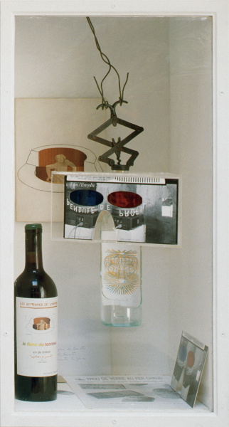 {Sculpture de gouttes,} 1989 (vue d'ensemble du dispositif)