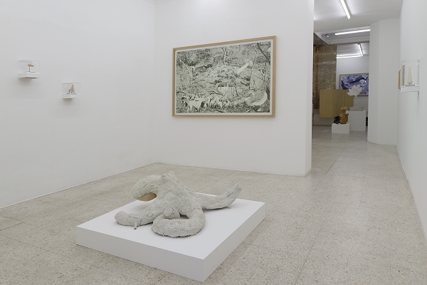 Vue de l'exposition personnelle Jardin, Semiose Galerie, Paris, 2015