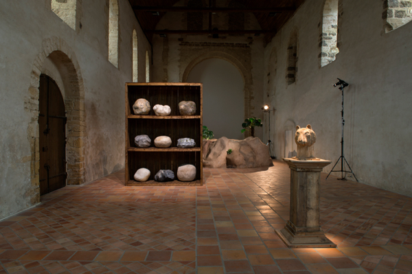 Vue de l'exposition personnelle Stalactite & Stalagmite, 2018