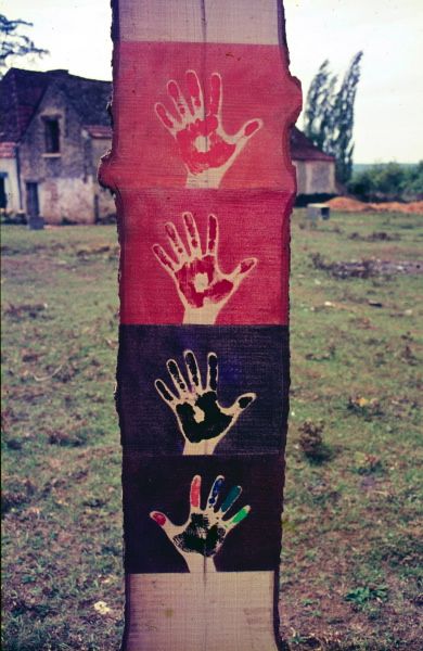{La Dernière sapinette,} Lalinde, 1976 (détail)