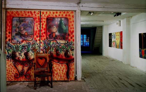 {Grand intérieur rouge,} 1983