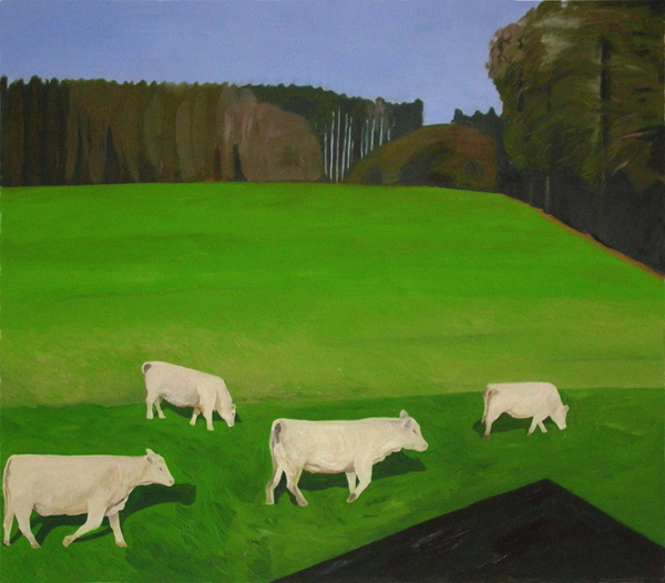 {Les vaches devant la maison,} 2006