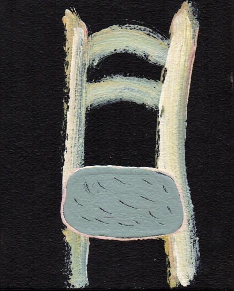 {Chaise au placet gris,} 1994