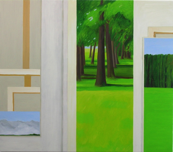 {Fenêtre et tableaux III,} 2009