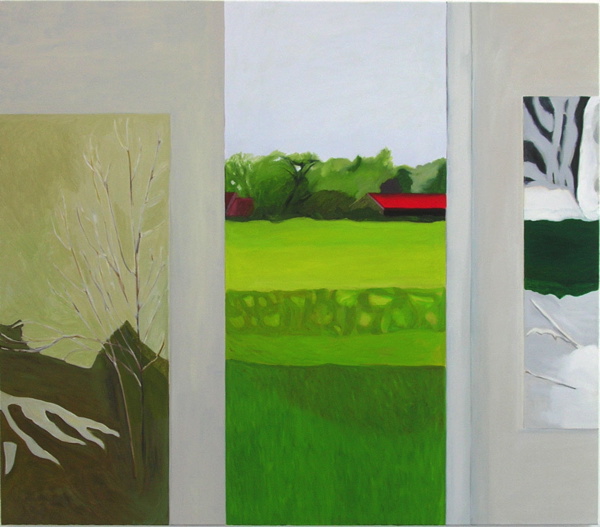 {Fenêtre et tableaux IV,} 2009