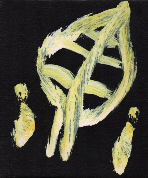 {Feuille jaune,} 1995