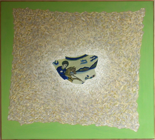 {Nappe et tesson persan,} 2002