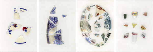 {Débris d'objets en céramique,} 2007