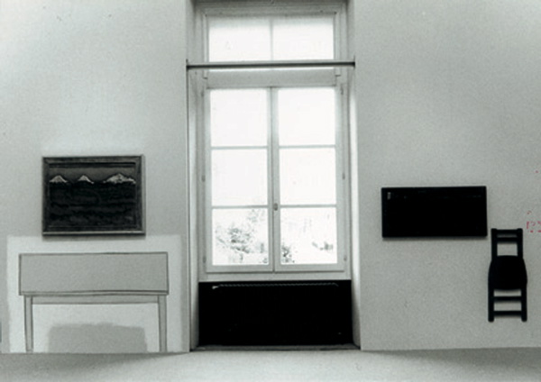 Vue de l'exposition au Musée Jenisch, Vevey, 1997