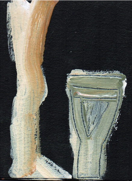 {Jambe et vase,} 1993