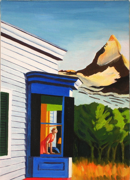 {Matin au Cape Cod (d'après Hopper)}