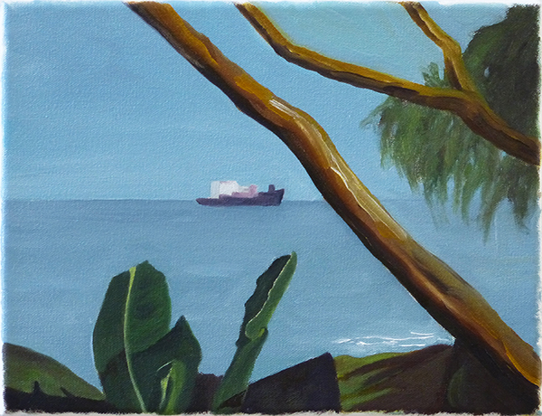 {Cochin, l'entrée du port,} 2016