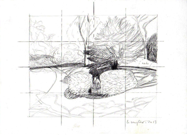 Dessin préparatoire, 2013