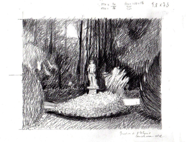 Dessin préparatoire, 2013
