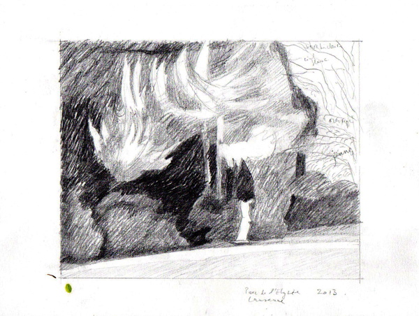 Dessin préparatoire, 2013