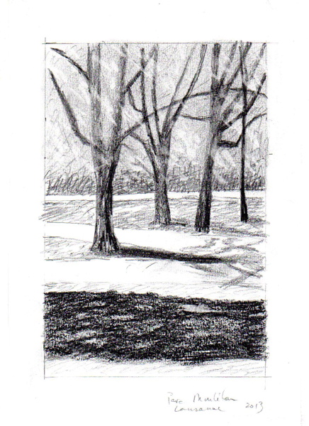 Dessin préparatoire, 2013