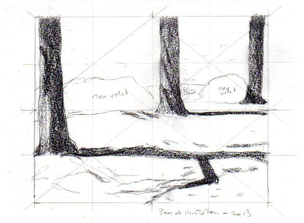 Dessin préparatoire, 2013
