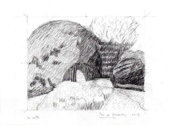 Dessin préparatoire, 2013