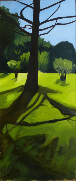 {L'arbre noir, les poules, sous-bois vers midi,} 2017