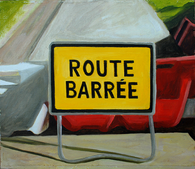 {Route barrée}, 3 mai