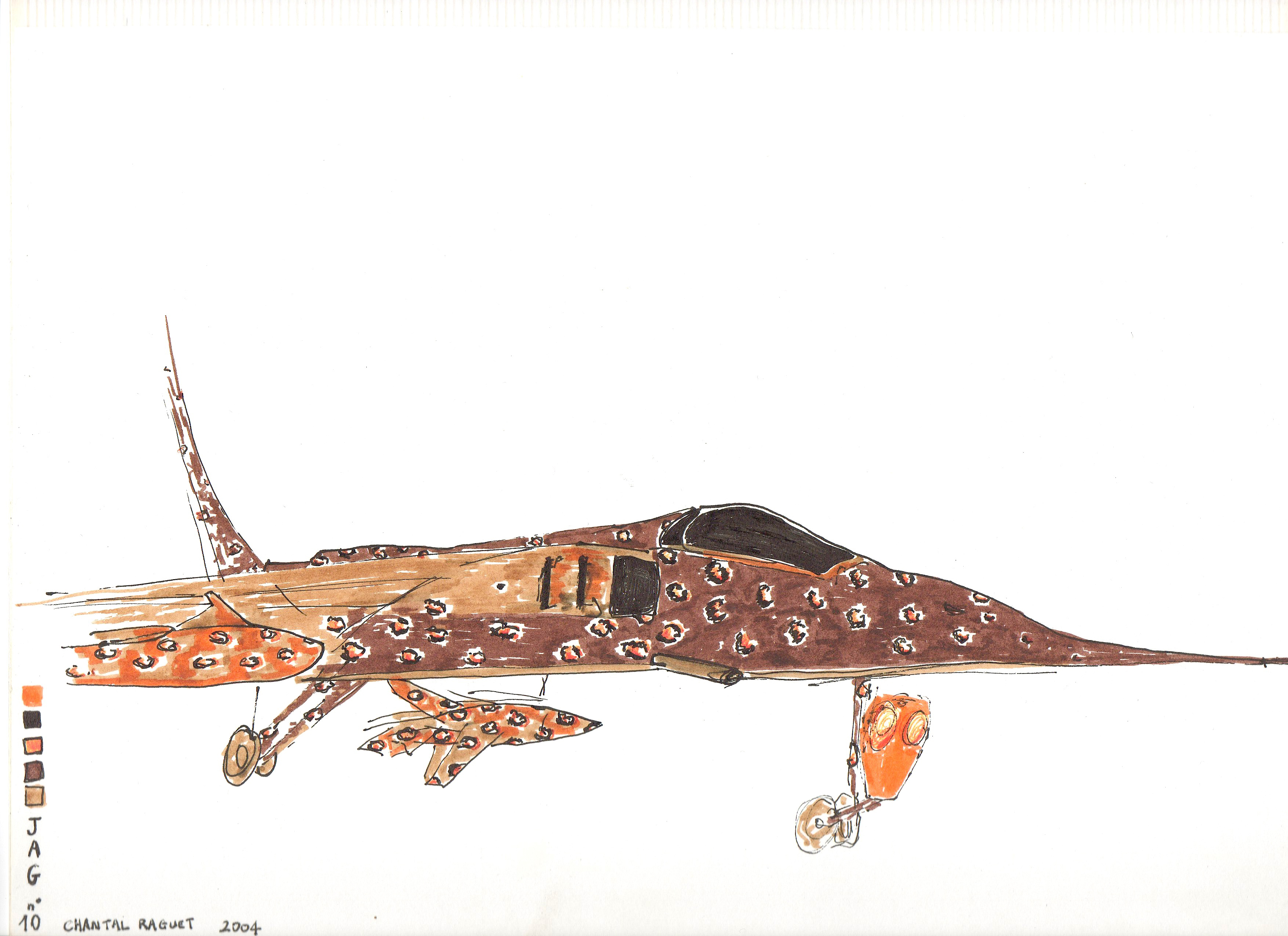 {Jaguar n°10} (série {Jaguars}, 2004